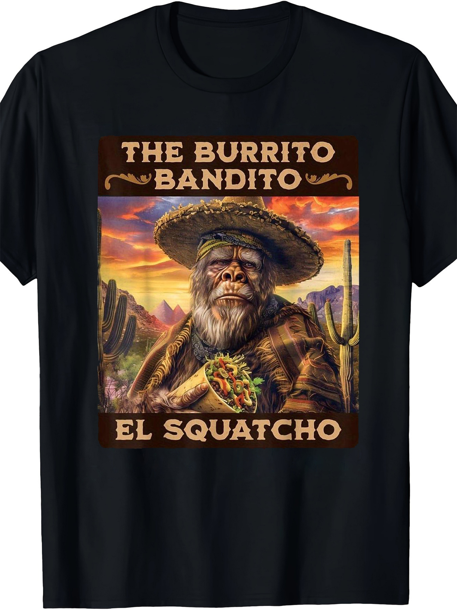 Outdoor Adventure America - Outdoor Adventure Men's'The Burrito Bandito' Bigfoot
