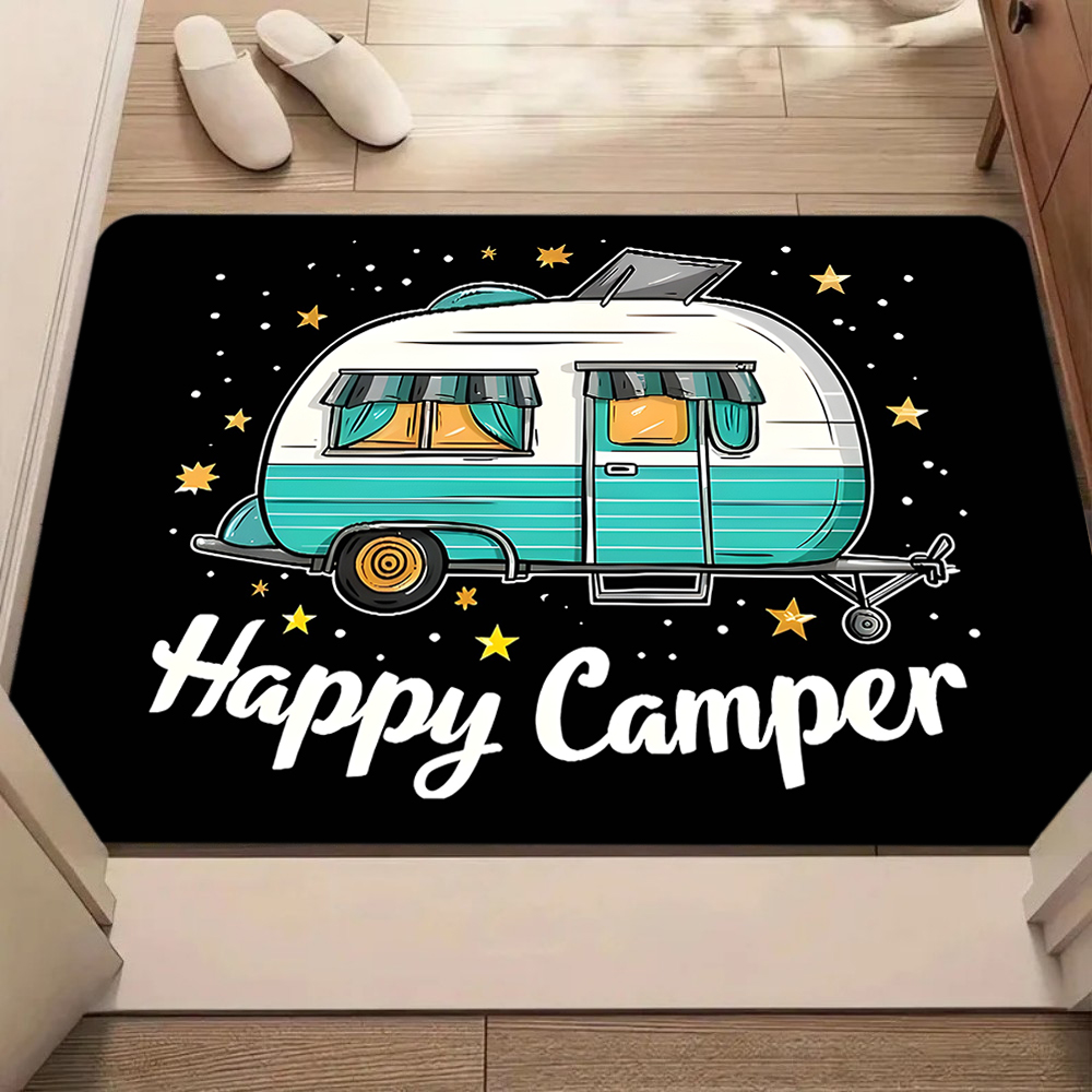 Vintage Camper Van Doormat wit - Outdoor Adventure Golf recension och pris