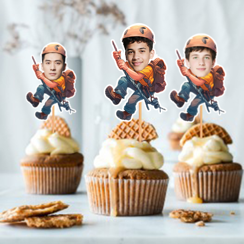12/24pcs Custom Mountain Climb - Outdoor Adventure Birthday Party recension och pris