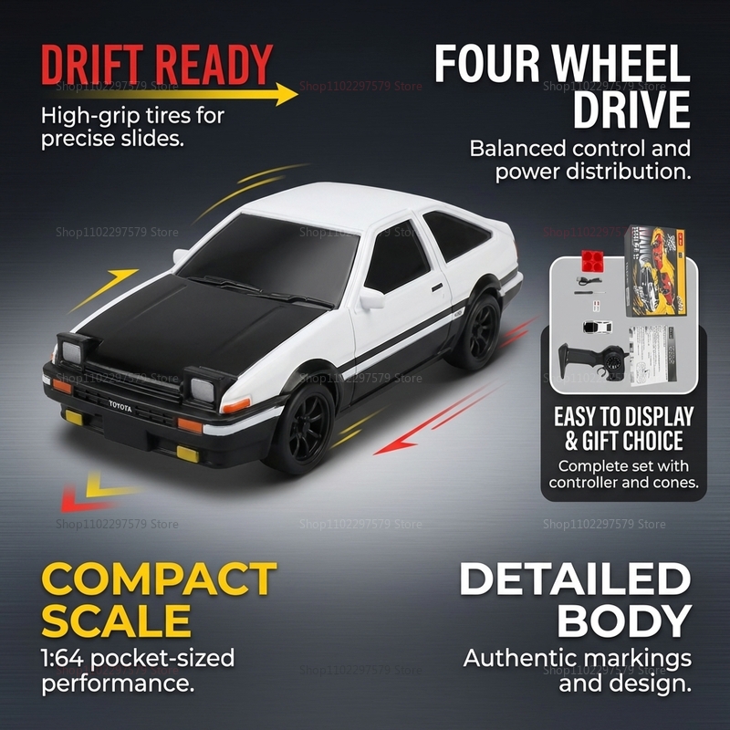 2026 RC Drift Cars 1/64 Scale  - Outdoor Adventure Group recension och pris