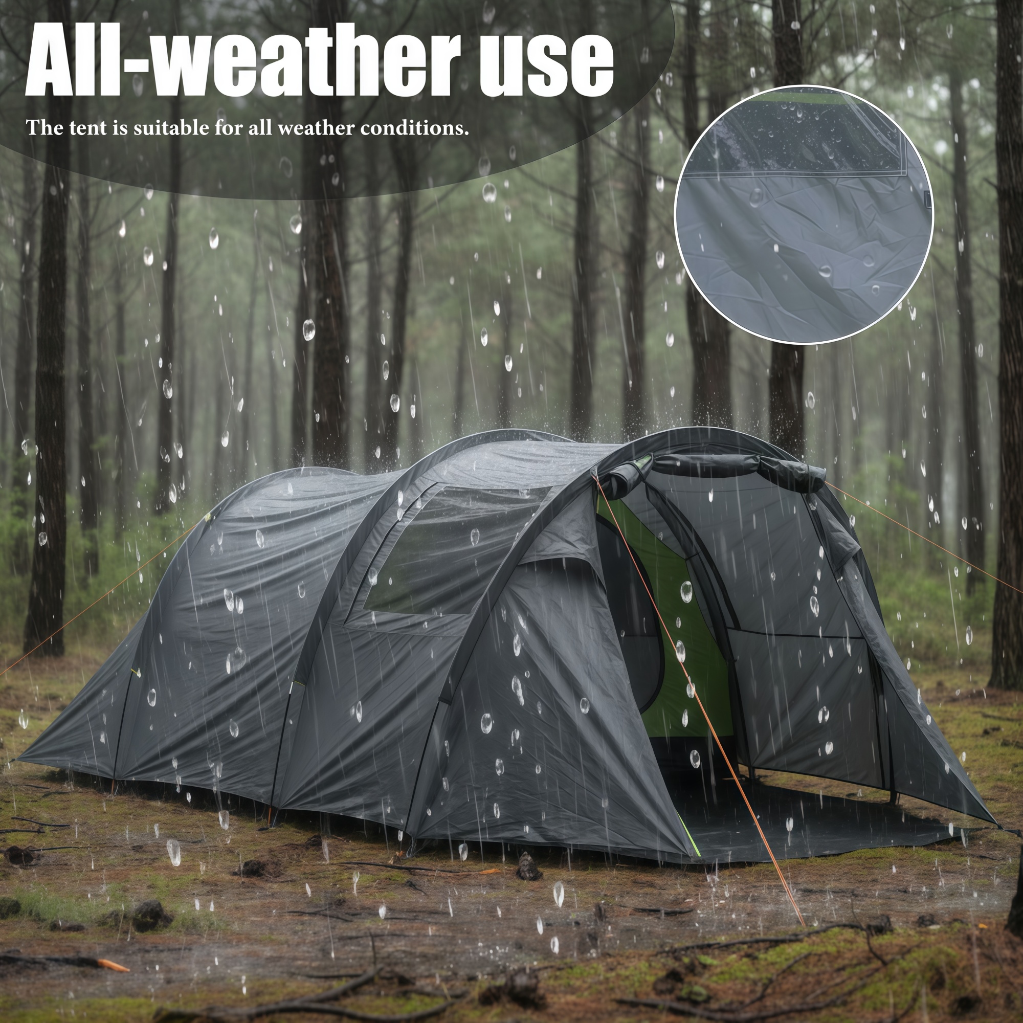 3-4 Person Spacious Portable T - Outdoor Adventure Group recension och pris