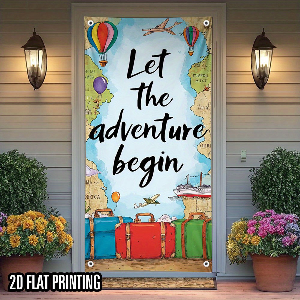2D door curtain, 1 piece. An o - Outdoor Adventure Birthday Party recension och pris