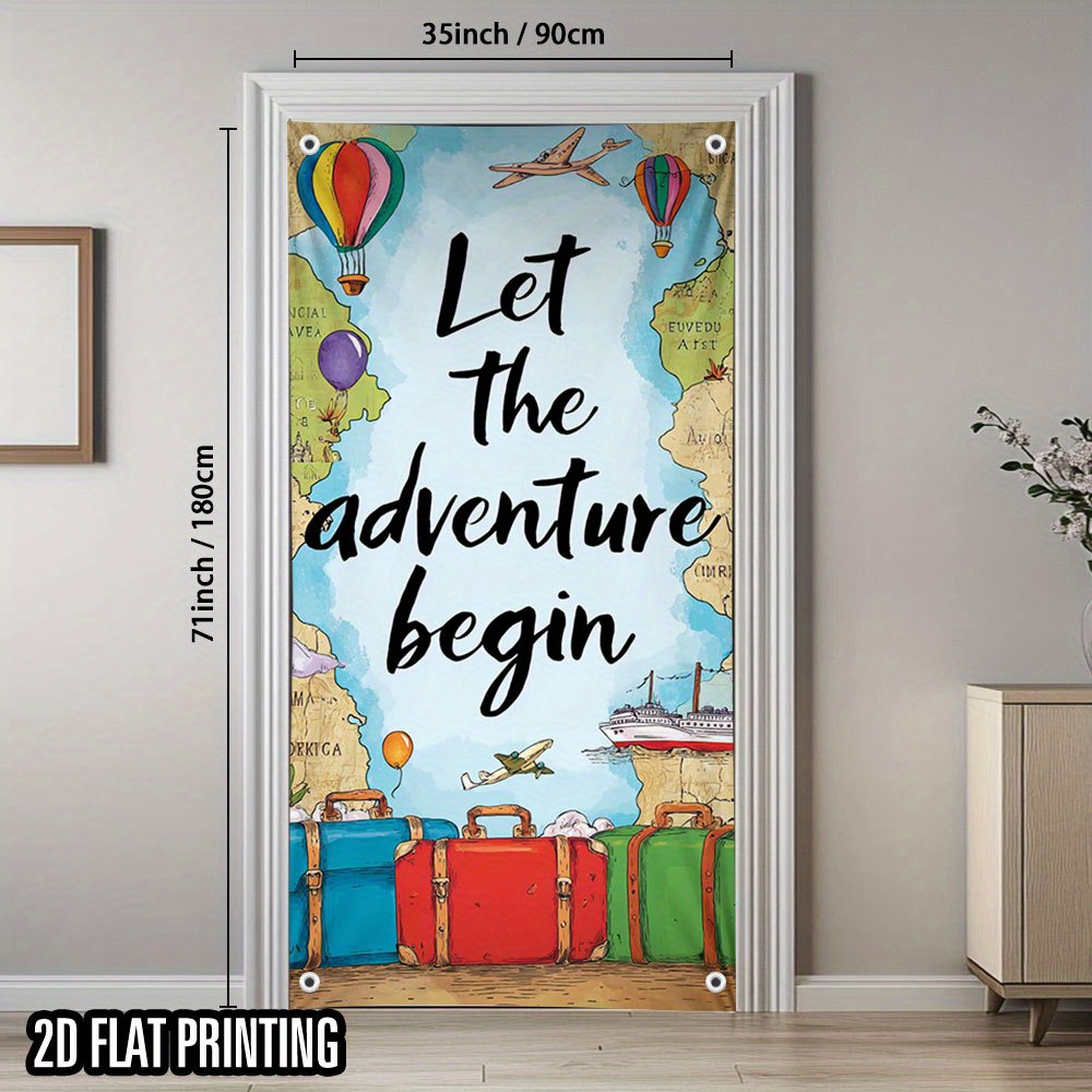 2D door curtain, 1 piece. An o - Outdoor Adventure Birthday Party recension och pris