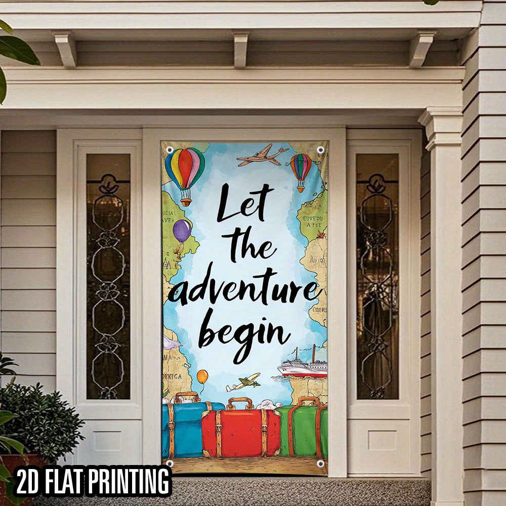 2D door curtain, 1 piece. An o - Outdoor Adventure Birthday Party recension och pris