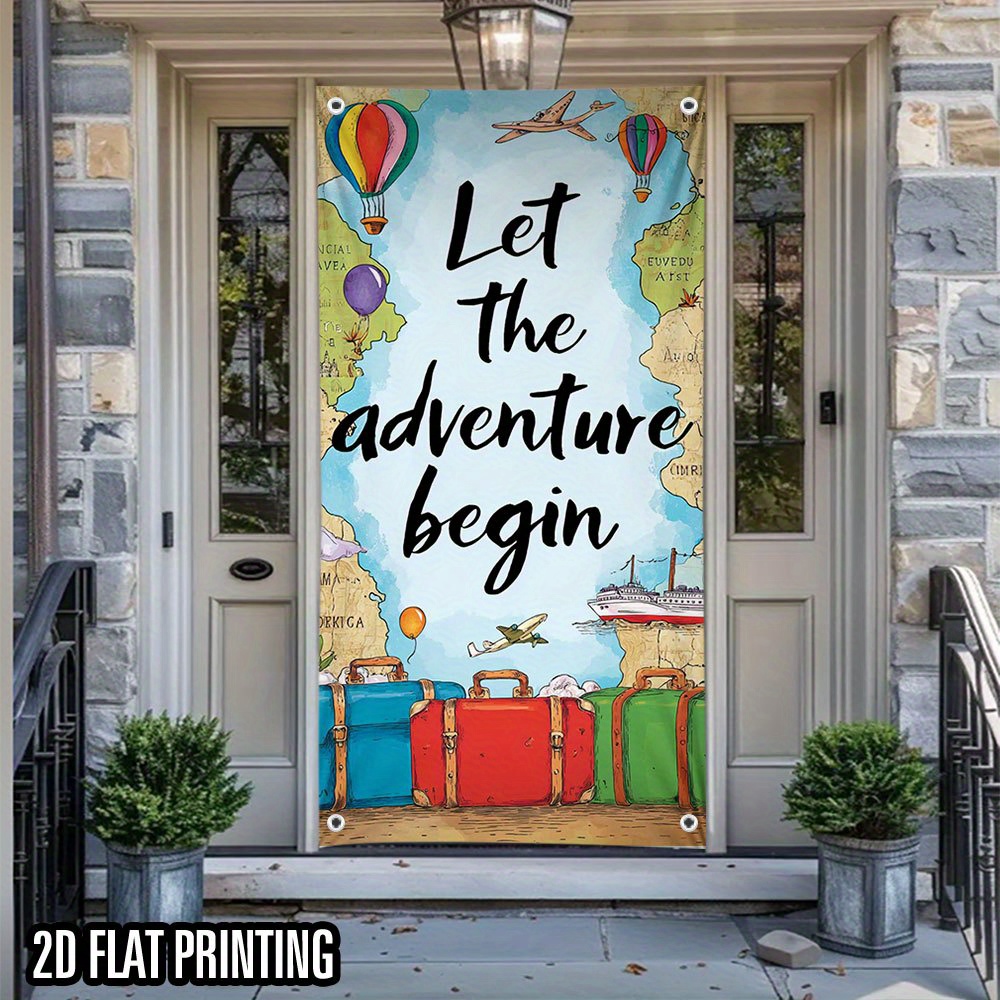 2D door curtain, 1 piece. An o - Outdoor Adventure Birthday Party recension och pris