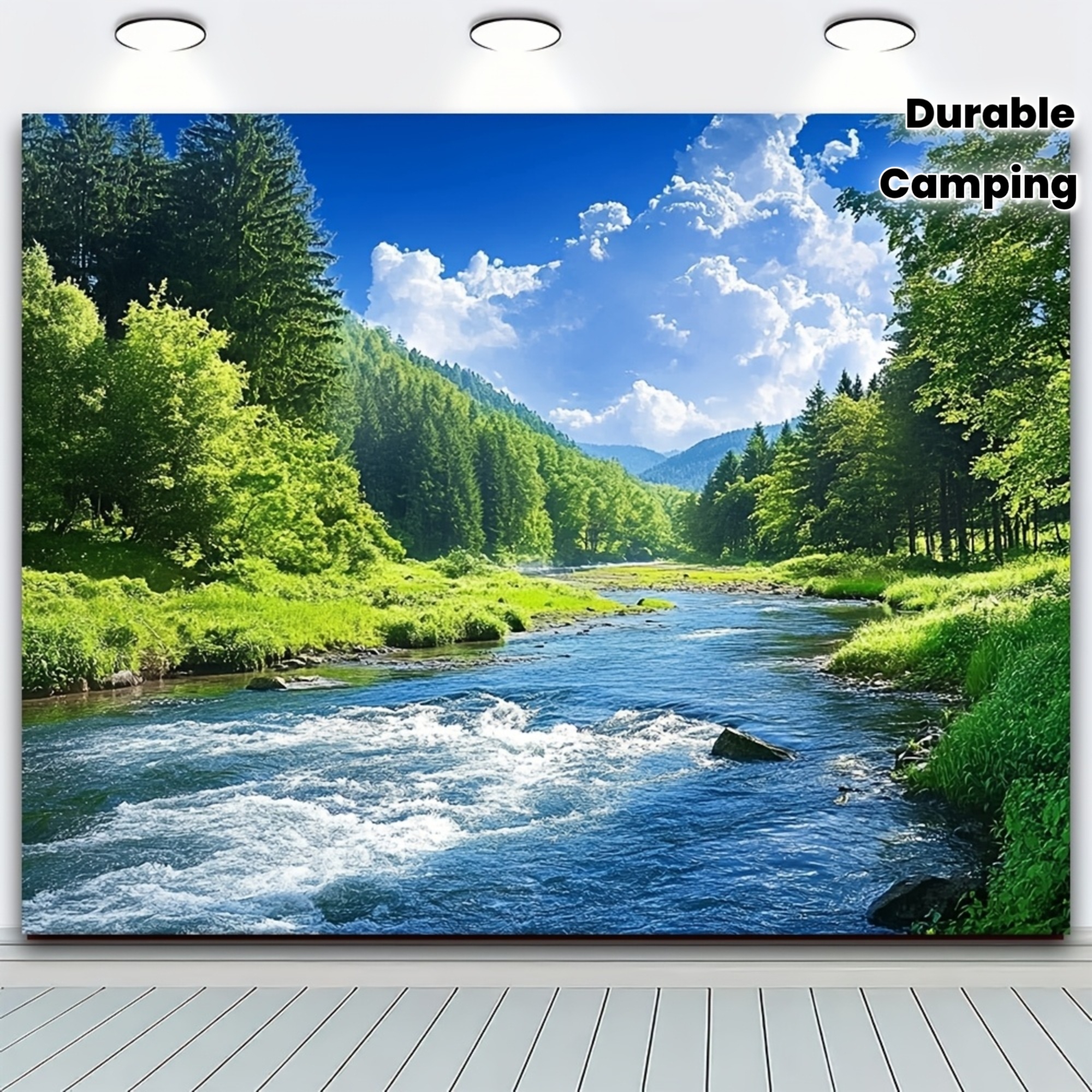 Natural landscape backdrop, sp - Outdoor Adventure Birthday Party recension och pris