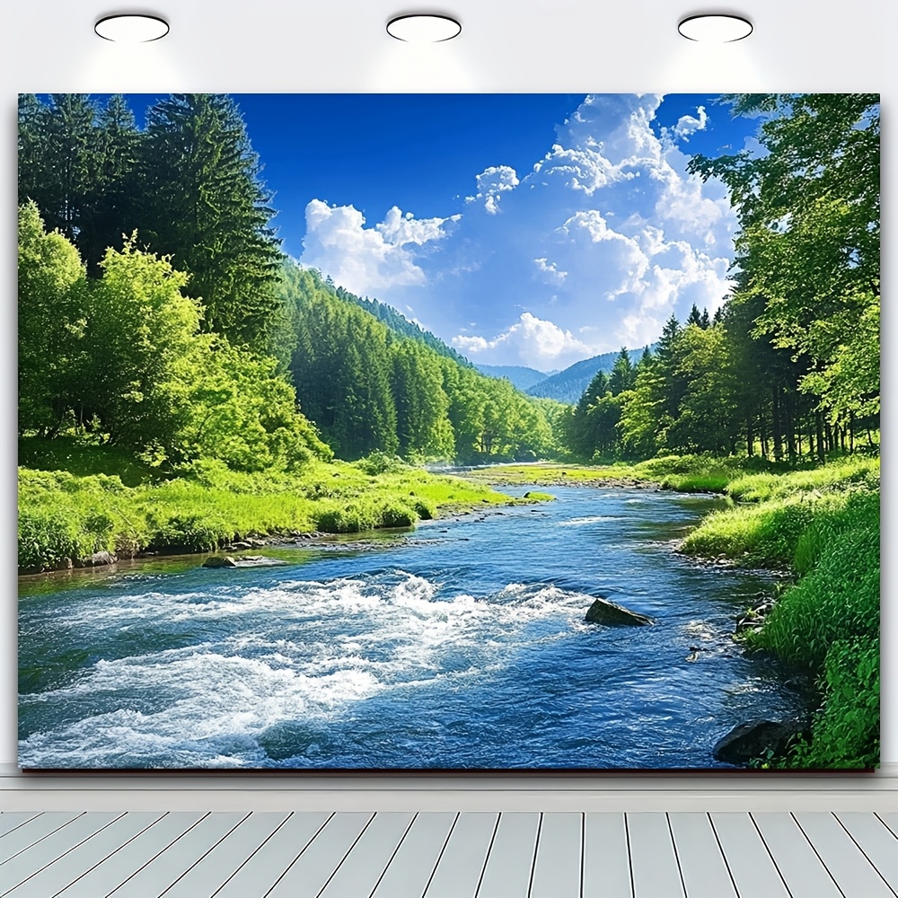 Natural landscape backdrop, sp - Outdoor Adventure Birthday Party recension och pris