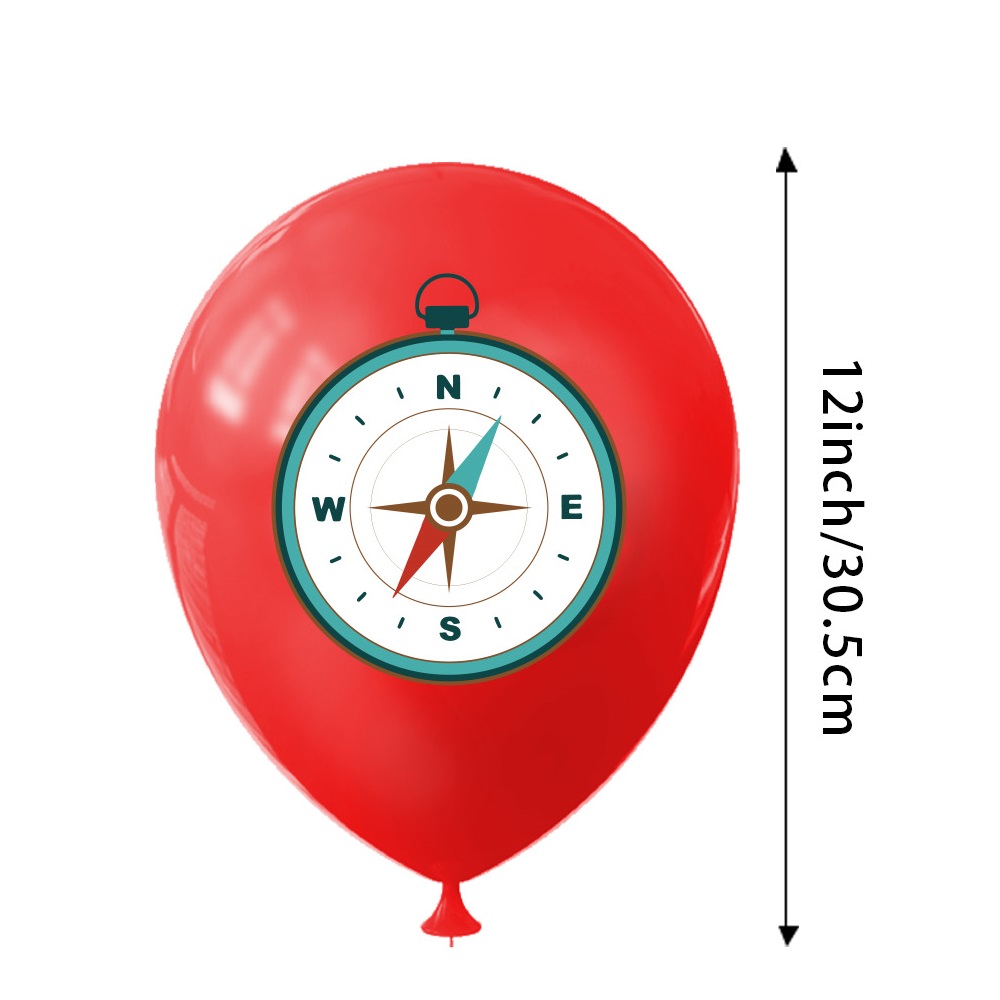9pcs Happy Camping Balloon, Ou - Outdoor Adventure Birthday Party recension och pris