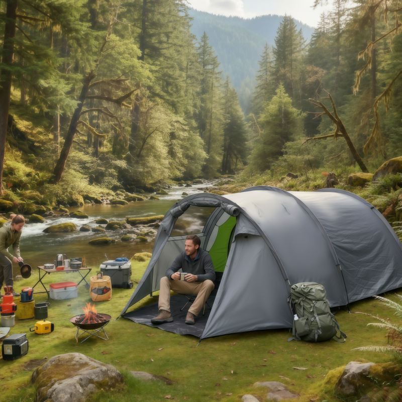Spacious Portable Tunnel Tent  - Outdoor Adventure Group recension och pris