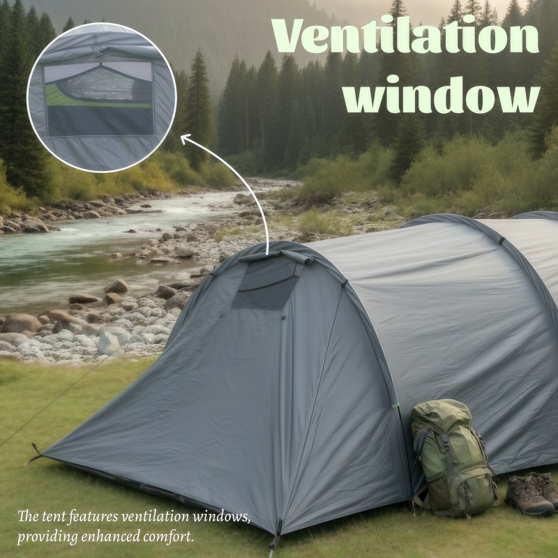 Spacious Portable Tunnel Tent  - Outdoor Adventure Group recension och pris