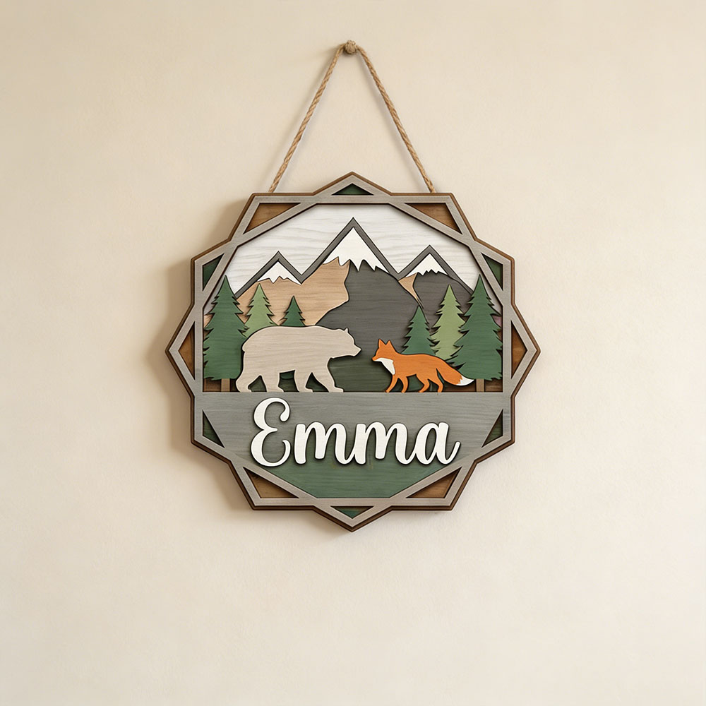 Personalized Rustic Forest Adv - Outdoor Adventure Birthday Party recension och pris