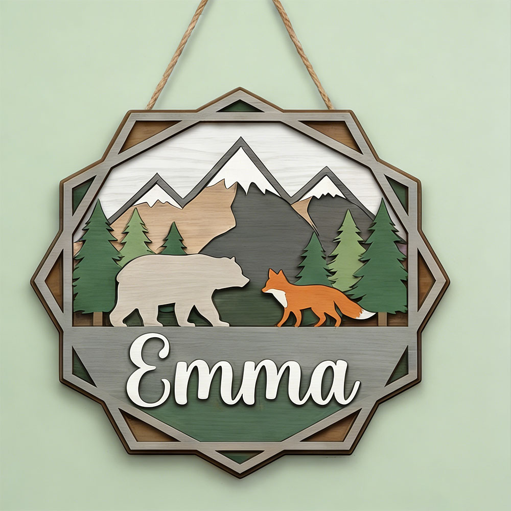 Personalized Rustic Forest Adv - Outdoor Adventure Birthday Party recension och pris