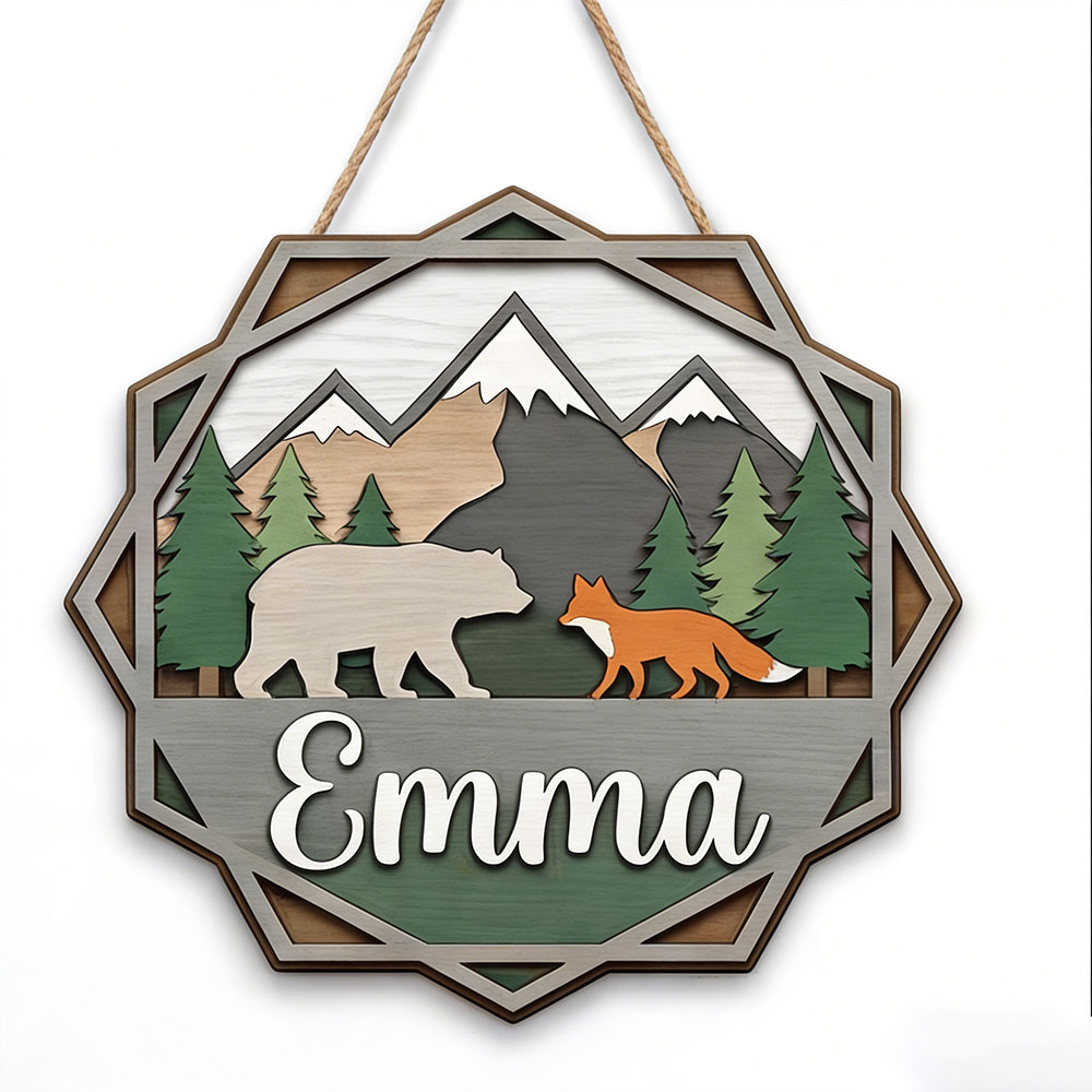 Personalized Rustic Forest Adv - Outdoor Adventure Birthday Party recension och pris