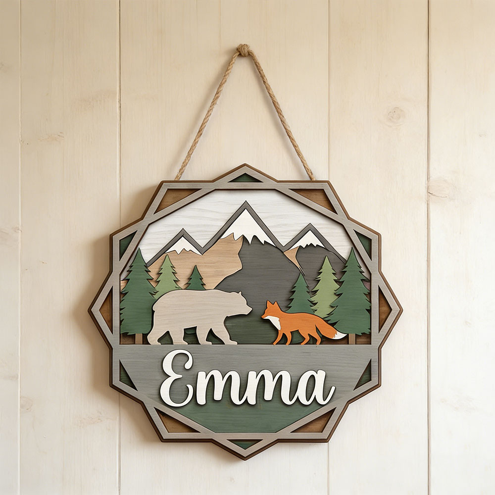 Personalized Rustic Forest Adv - Outdoor Adventure Birthday Party recension och pris